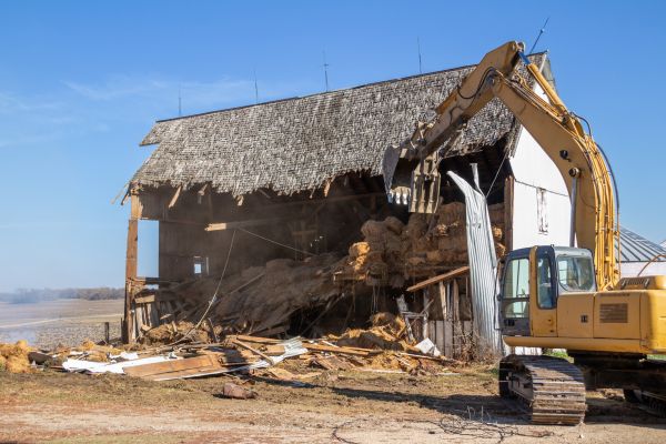 Barn Demolition in Allen