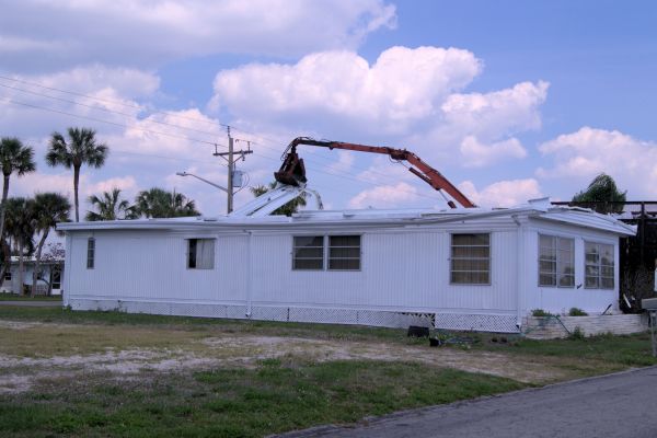 Mobile Home Demolition in Allen