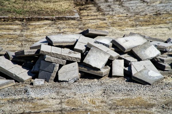 Patio Slab Demolition in Allen